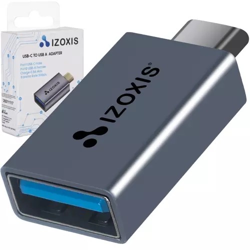 Adaptor USB 3.0 - USB type C, tehnologie OTG, 5Gb/s, 0,5A, metal/PVC, 3x0,7x1,5 cm - imagine 11
